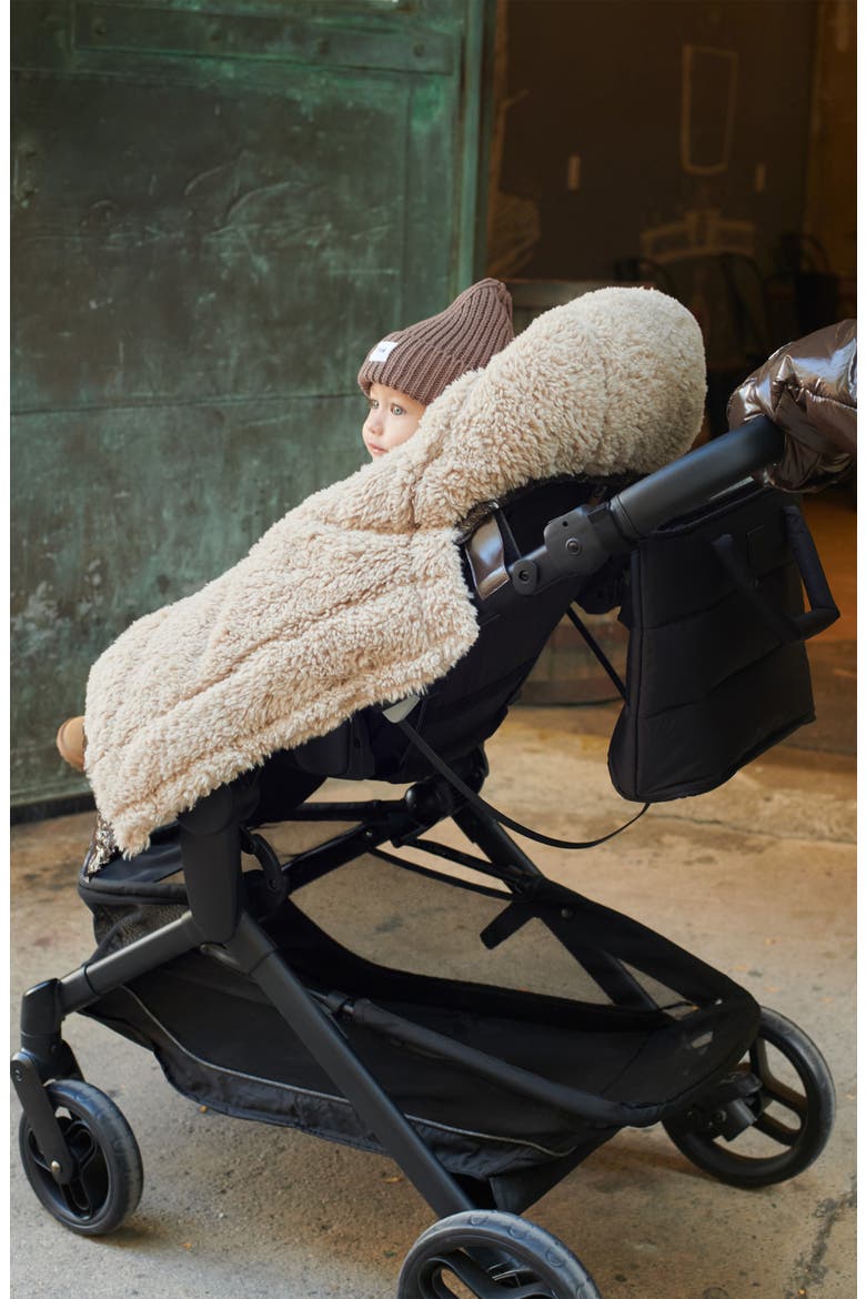 212 evolution® Polar Extendable Stroller & Car Seat Water Resistant Footmuff, Alternate, color, BROWN POLAR