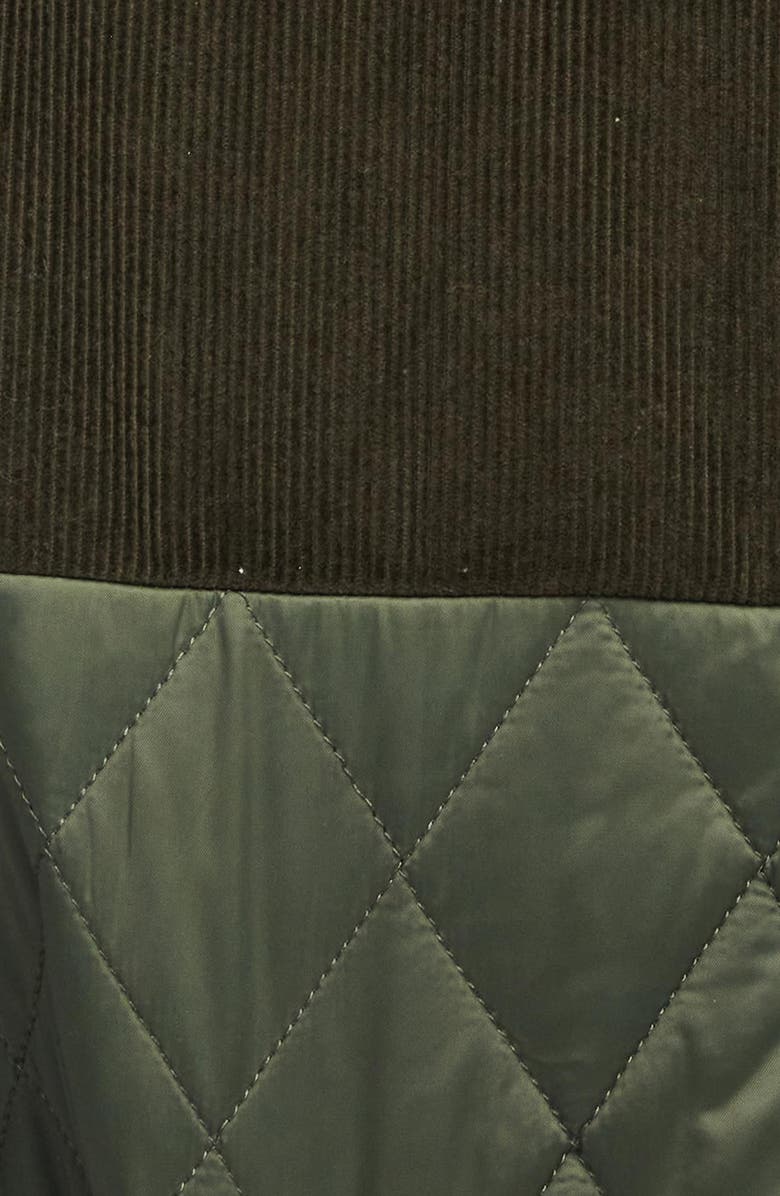 Barbour Healy Mixed Media Quilted Vest, Alternate, color, 