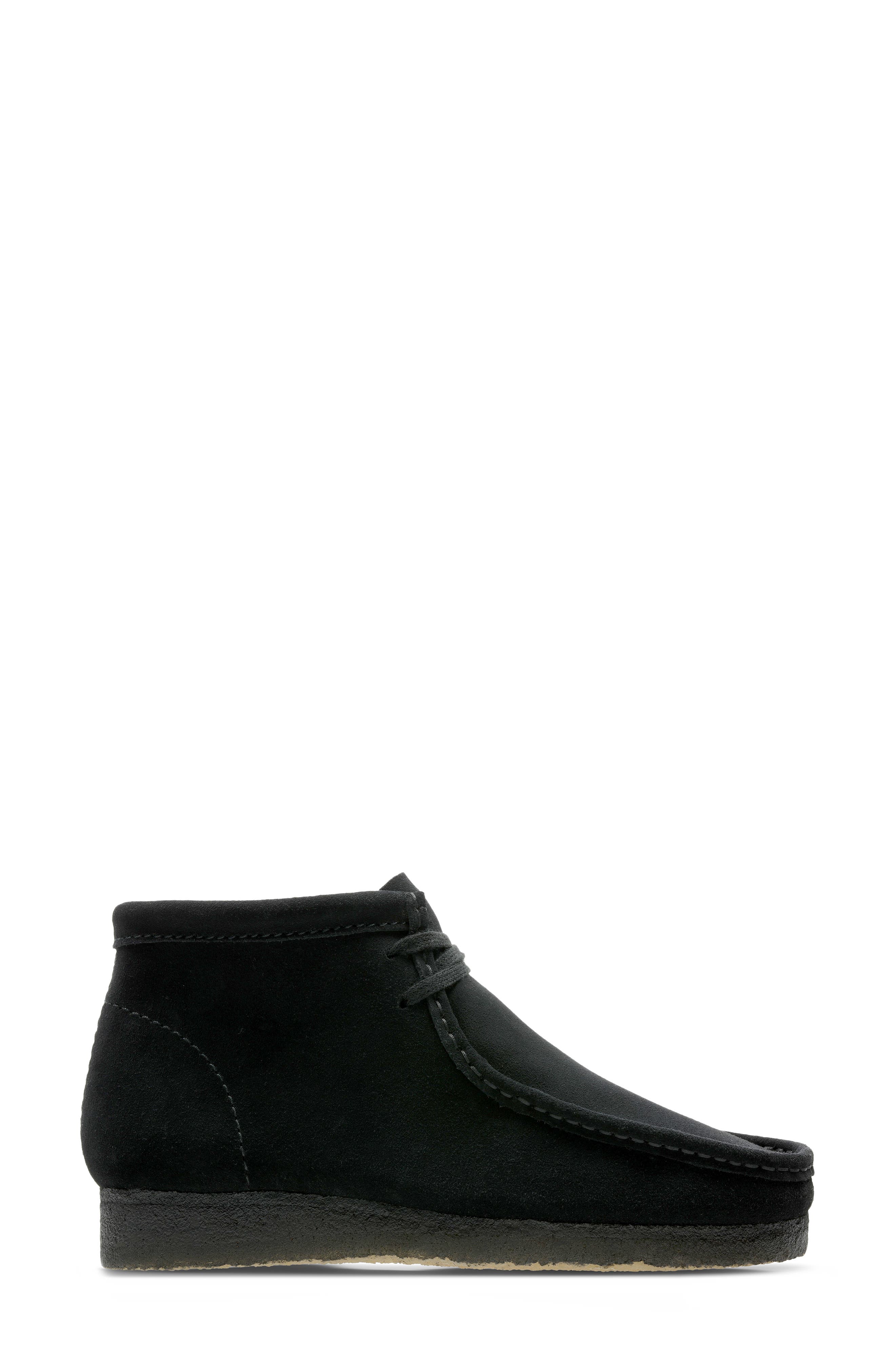 Wallabee Chukka Boot, Alternate, color, BLACK SDE