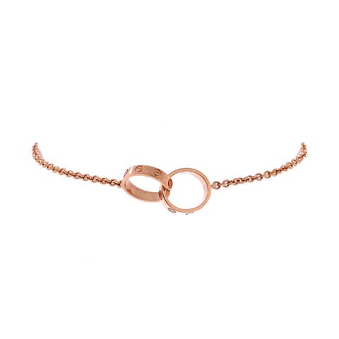 Love Interlocking Bracelet 18K Rose Gold