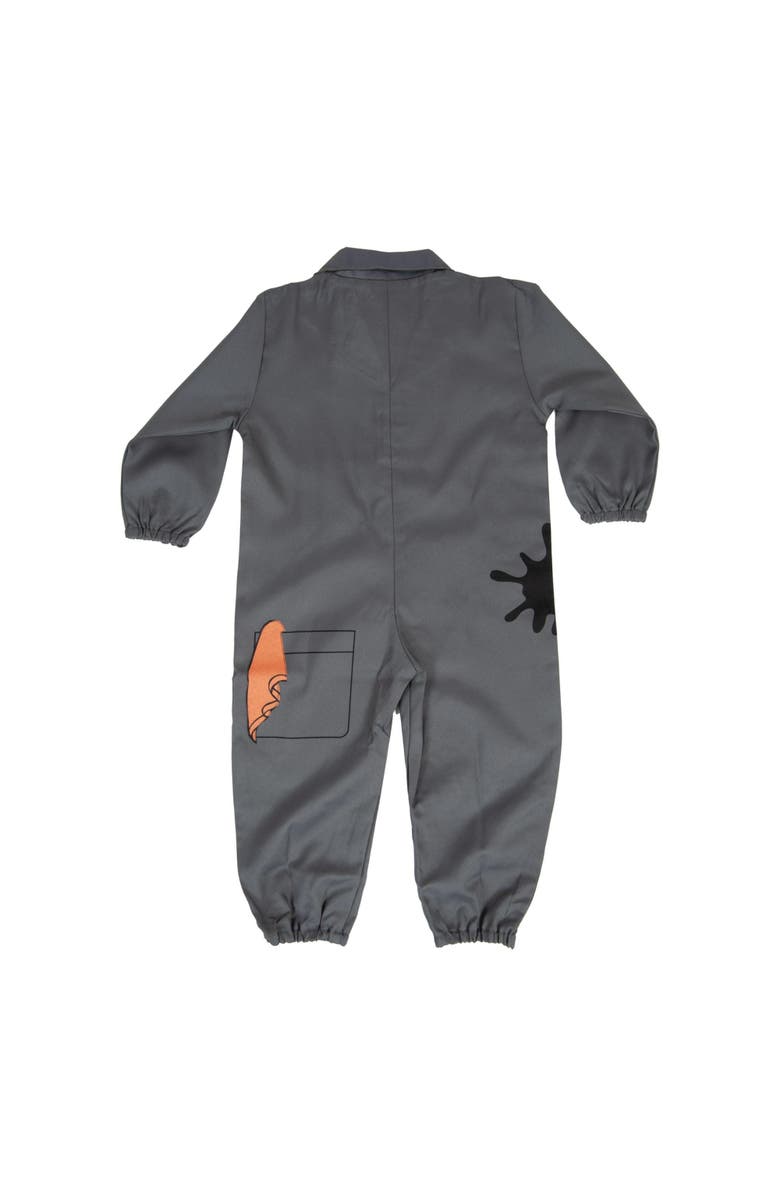 Kaplan Early Learning Company Gray Kids Mechanic Garment Career Dress Up, Alternate, color, Gray