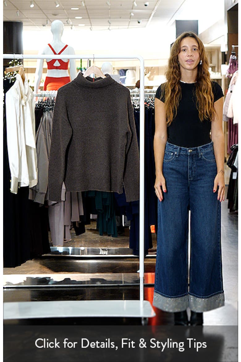 Nottinghill Merino Wool Blend Turtleneck Sweater video