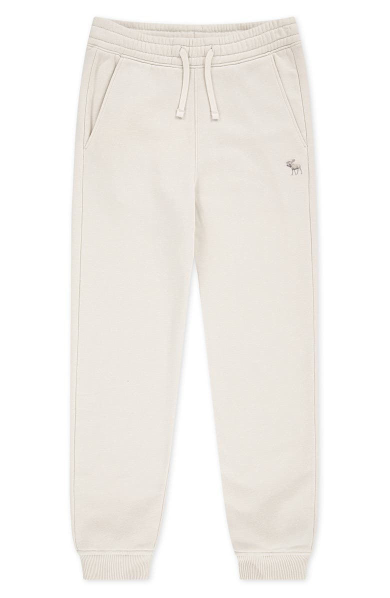 abercrombie kids Kids' Essential Fleece Joggers, Main, color, Pumice Stone