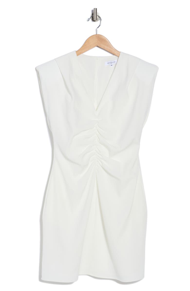 AREA STARS Quora Short Dress, Alternate, color, White