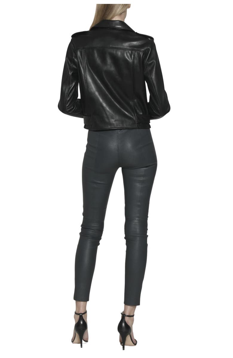 Walter Baker Kelsey Leather Moto Jacket, Alternate, color,
