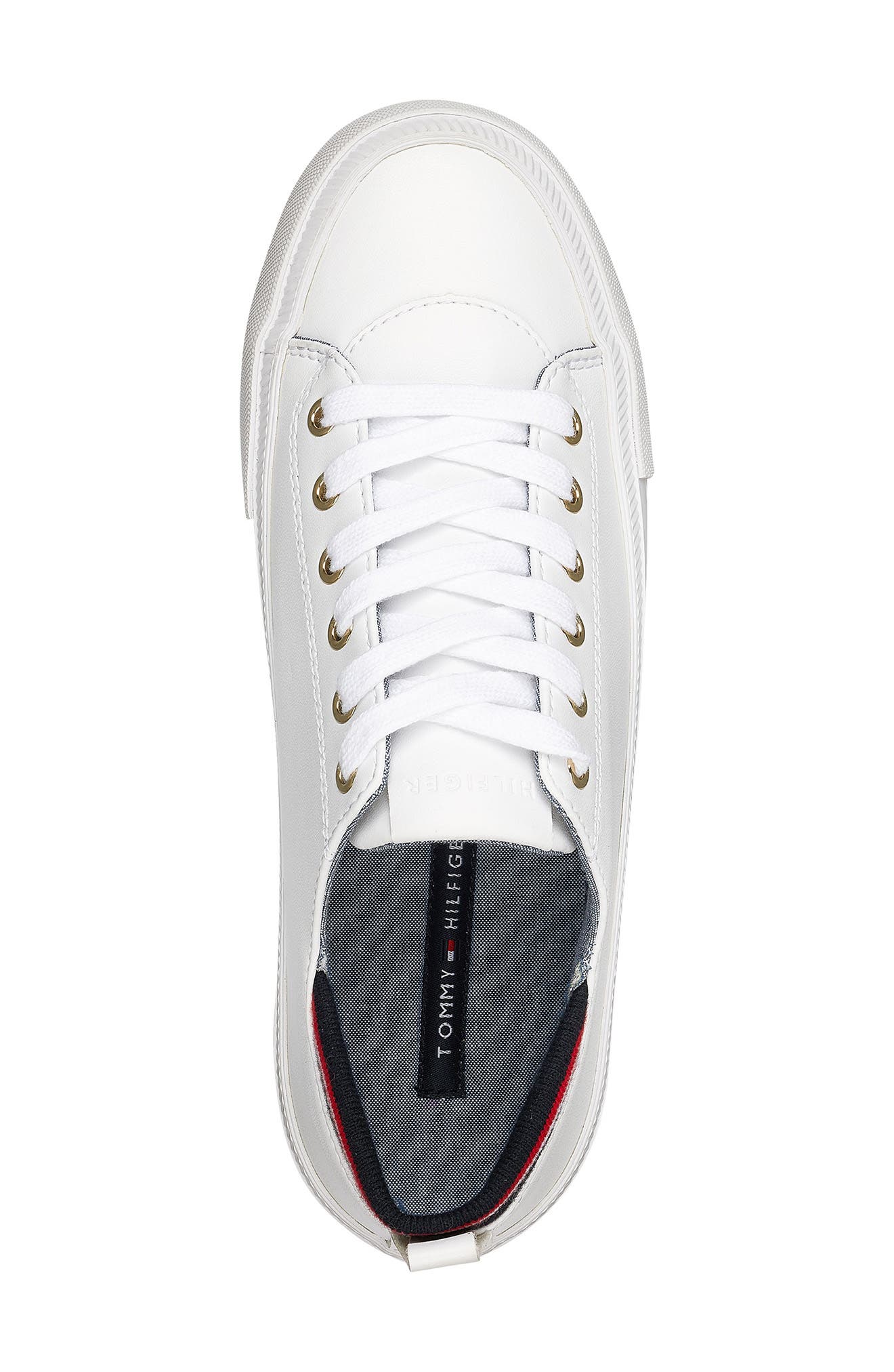Tommy Hilfiger Lace Up Sneaker, Alternate, color, Whmll
