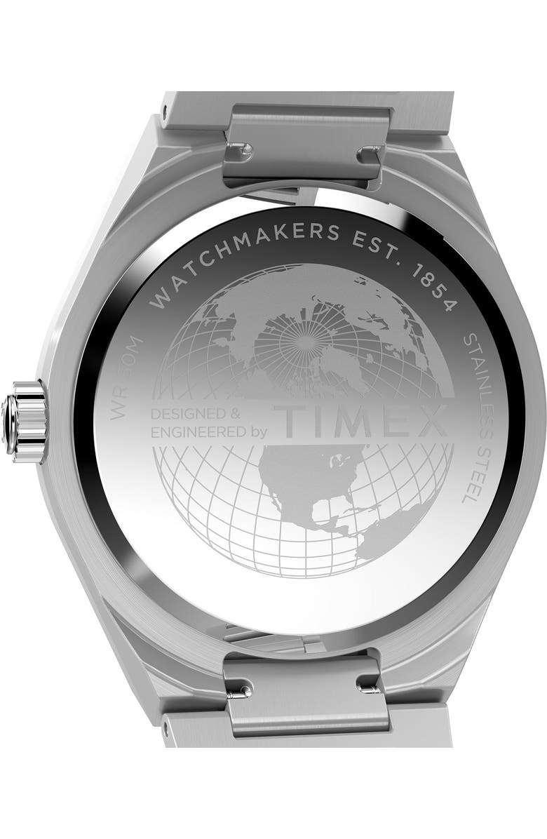 Timex<sup>®</sup> Q Timex Continental GMT Bracelet Watch, 39mm, Alternate, color, 