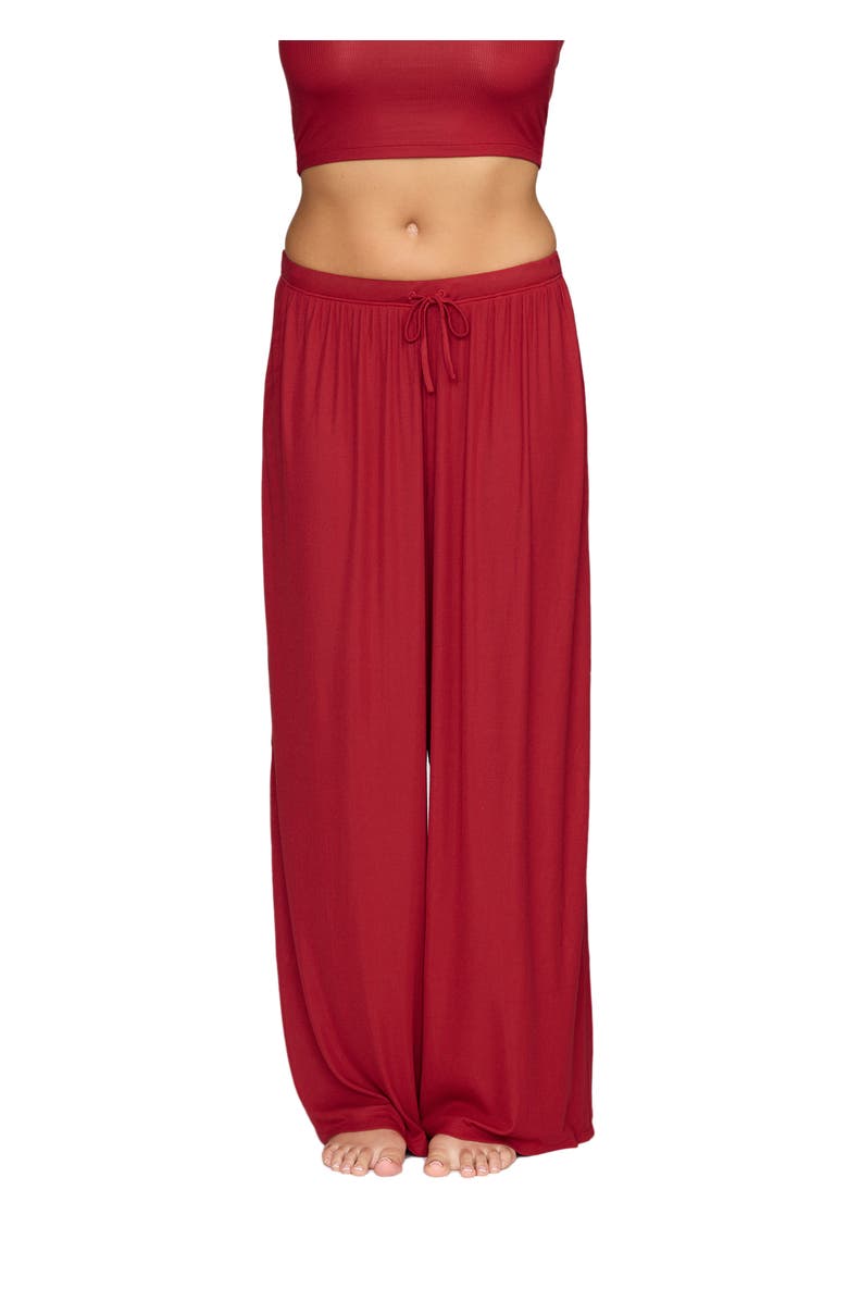 CUUP The Drawstring Pant, Main, color, Scarlet