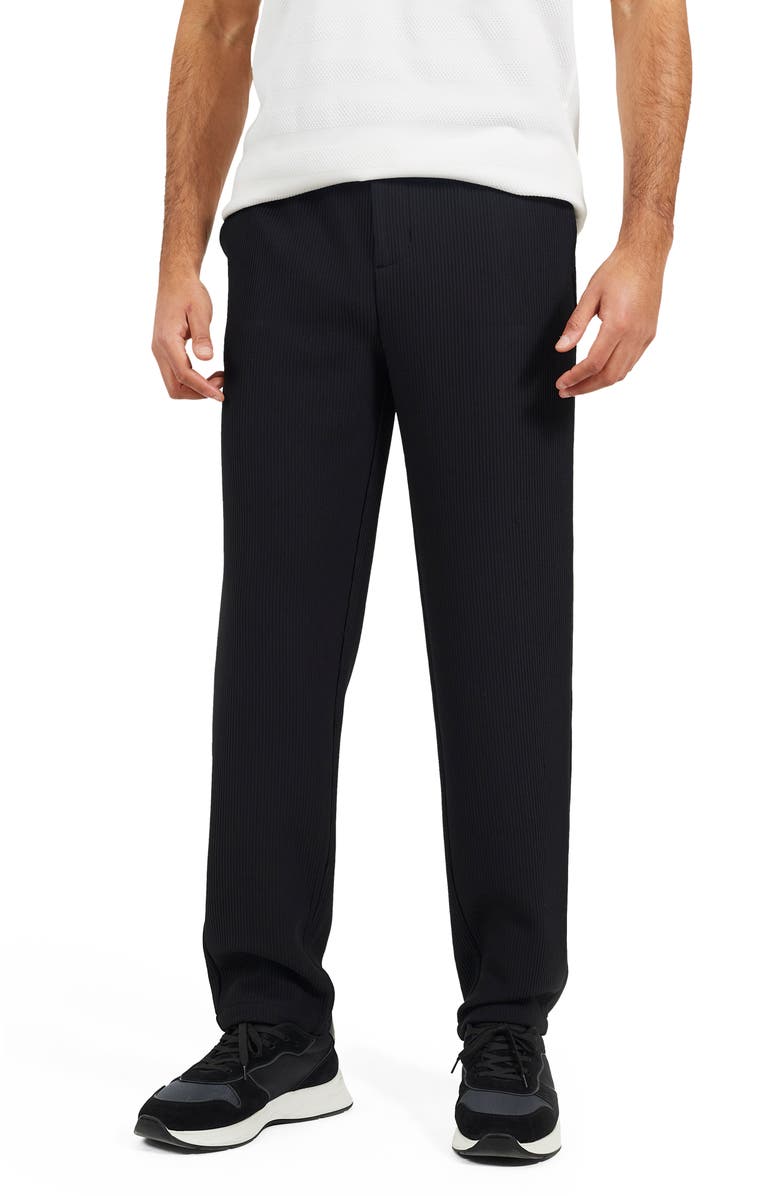 Brave Soul Ribbed Pant, Main, color, Black