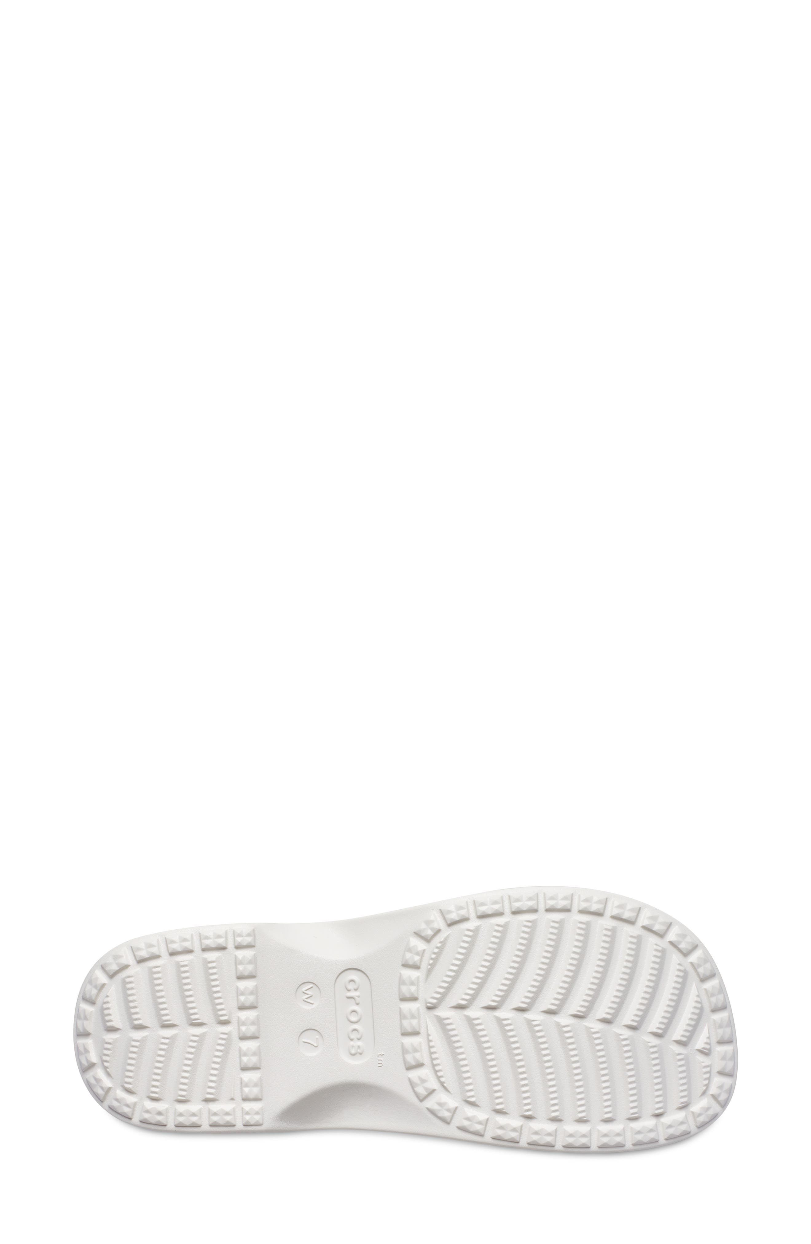 CROCS Cross Strap Slide Sandal, Alternate, color, Chalk