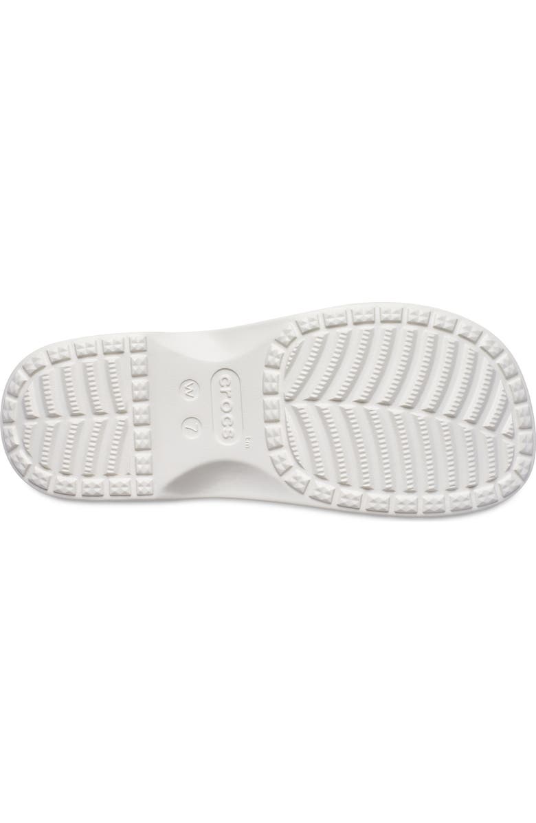 CROCS Cross Strap Slide Sandal, Alternate, color, Chalk