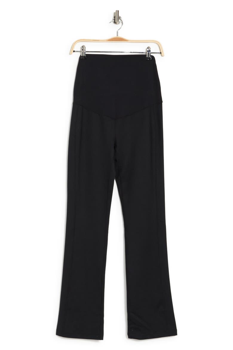 Daily Booty Flare Maternity Leggings, Alternate, color, BLACK