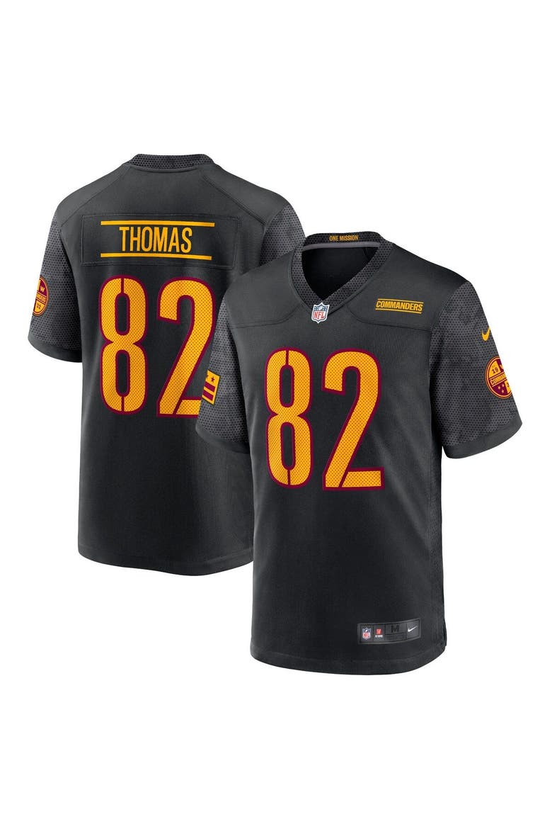 Men's Nike Logan Thomas Black Washington Commanders Alternate Game Player Jersey, Main, color, Black