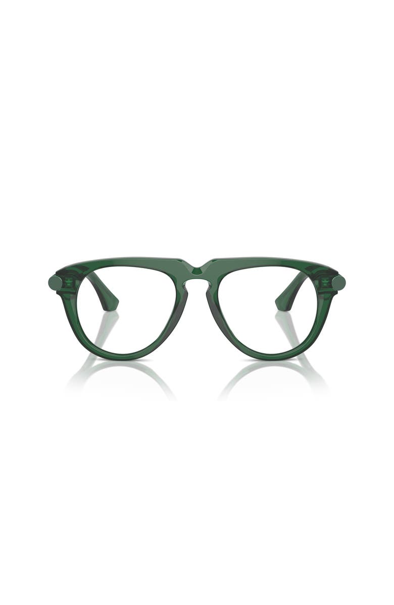 Burberry 51mm Pilot optical glasses, Alternate, color, Green