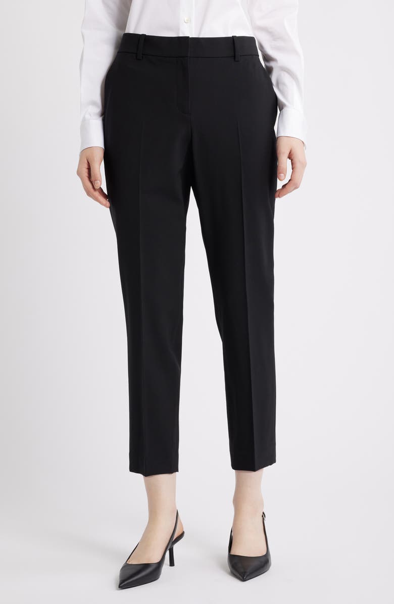 Theory Treeca 2 Crop Suit Pants, Main, color, Black