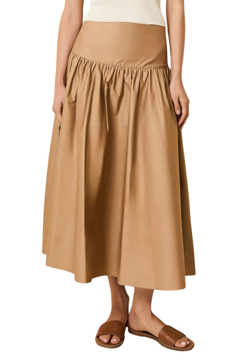 The Magnolia Maxi Skirt, Main, color, CAMEL