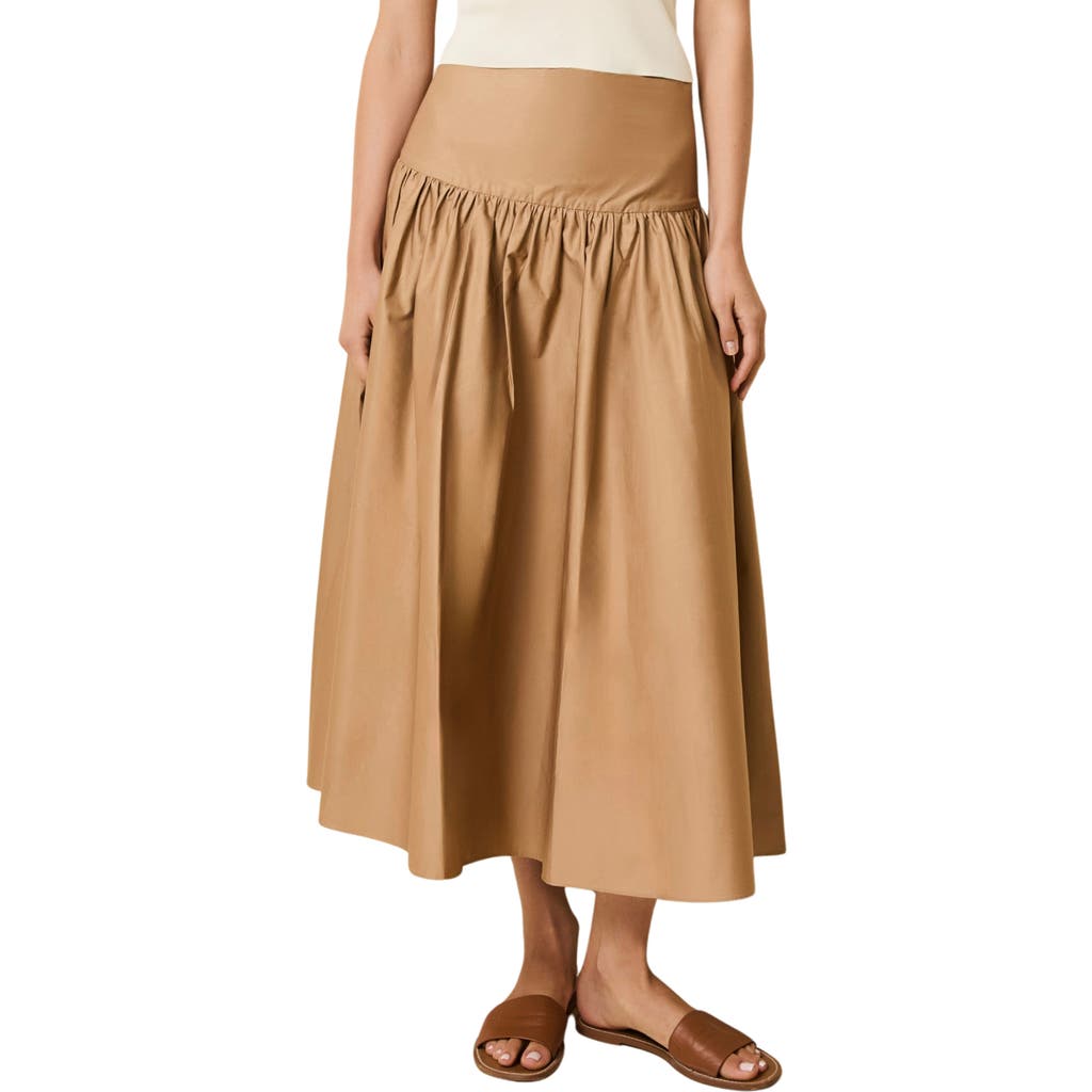 Solid & Striped The Magnolia Skirt Camel In Brown