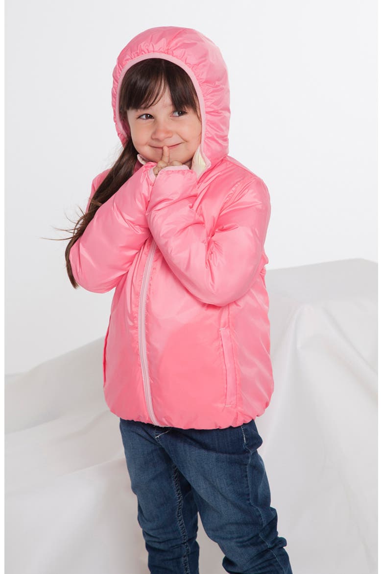 Kids' Reversible Lightweight Jacket, Alternate, color, Pink Marble