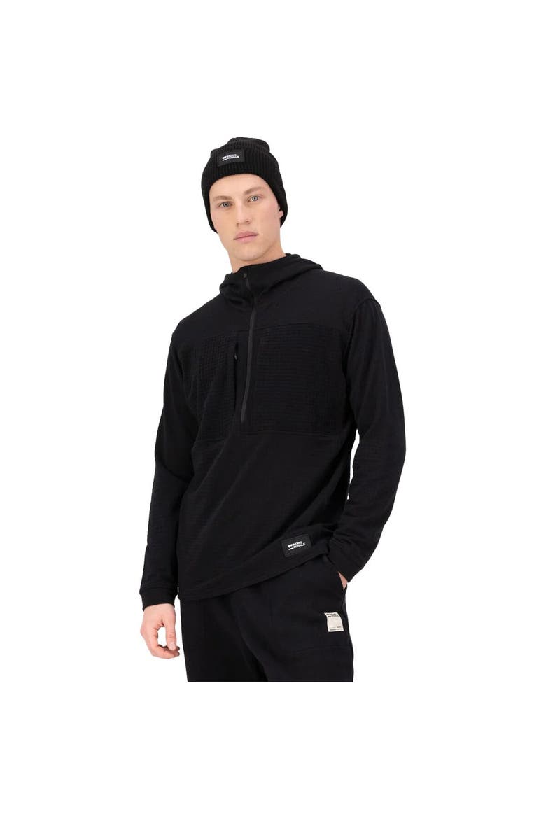 Offgrid Merino Fleece 1/2-Zip Long-Sleeve Top - Men's, Main, color, Black