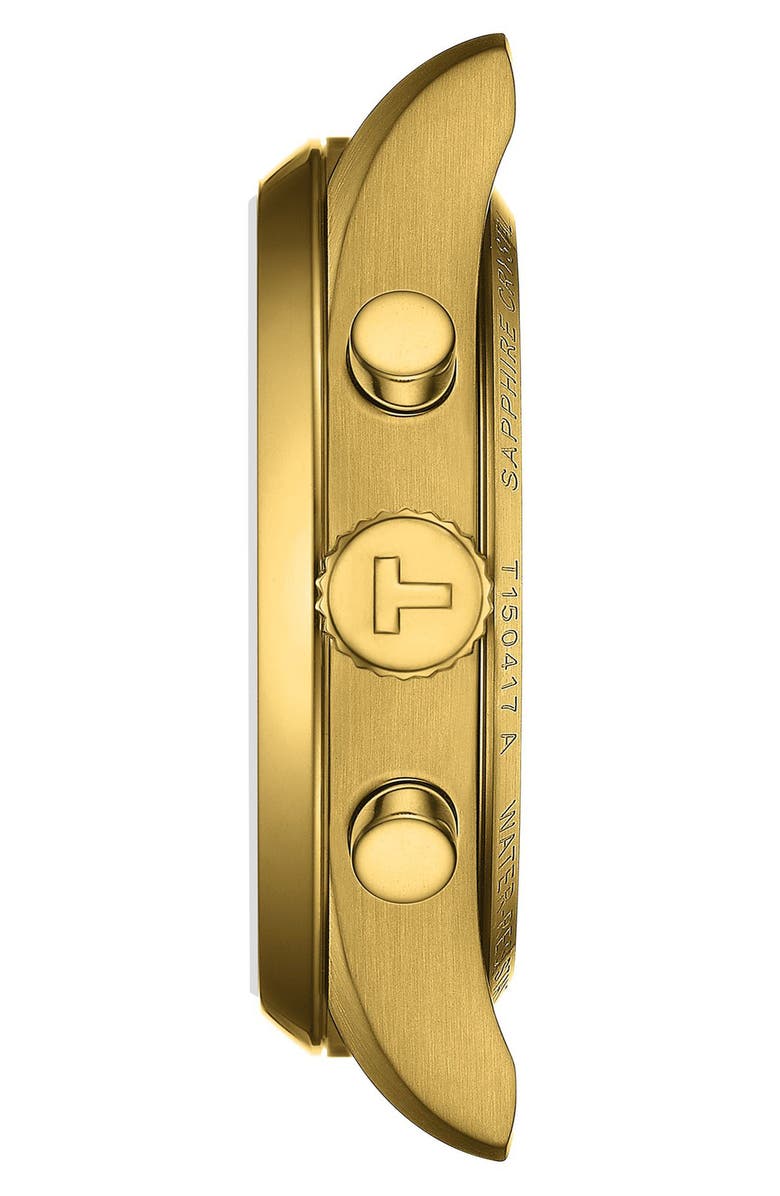 Tissot PR100 Chronograph Bracelet Watch, 40mm, Alternate, color, Gold