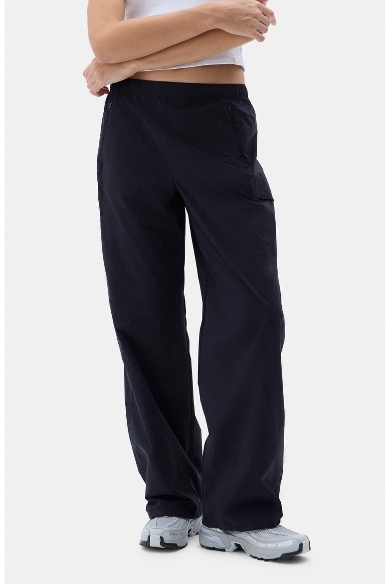 Gwen Wide Leg Cargo Pants, Main, color, BLACK