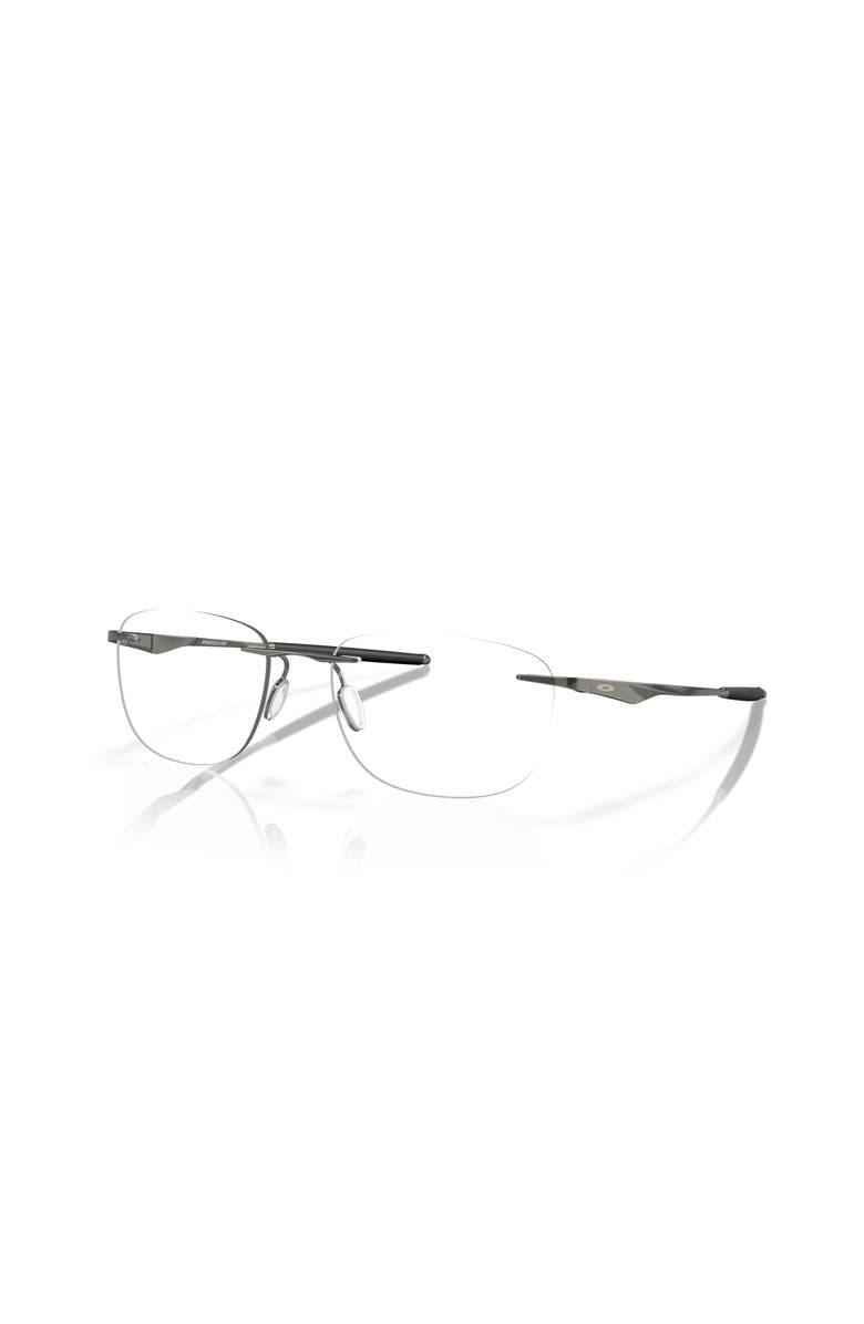 Oakley 53mm Rectangle optical glasses, Main, color, Grey