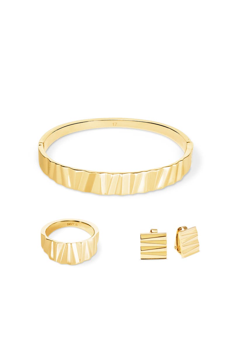 COEUR DE LION Classic Wave Gold Bracelet, Alternate, color, Gold