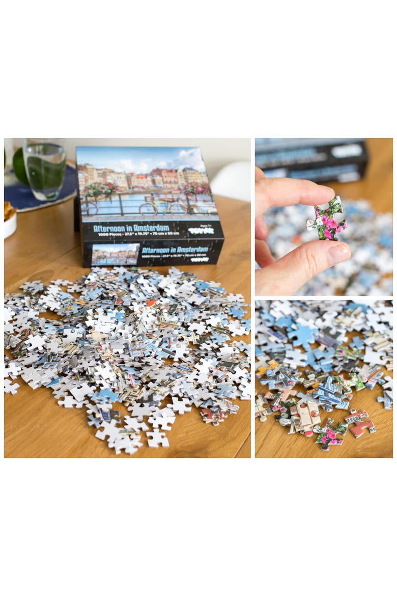 Afternoon in Amsterdam City 1000 Piece Jigsaw Puzzle, Alternate, color, Multi-Color