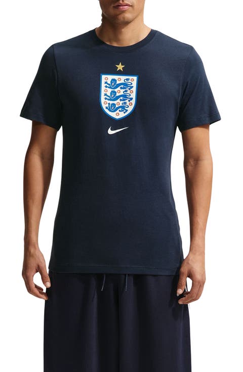 England Crest Cotton Graphic T-Shirt