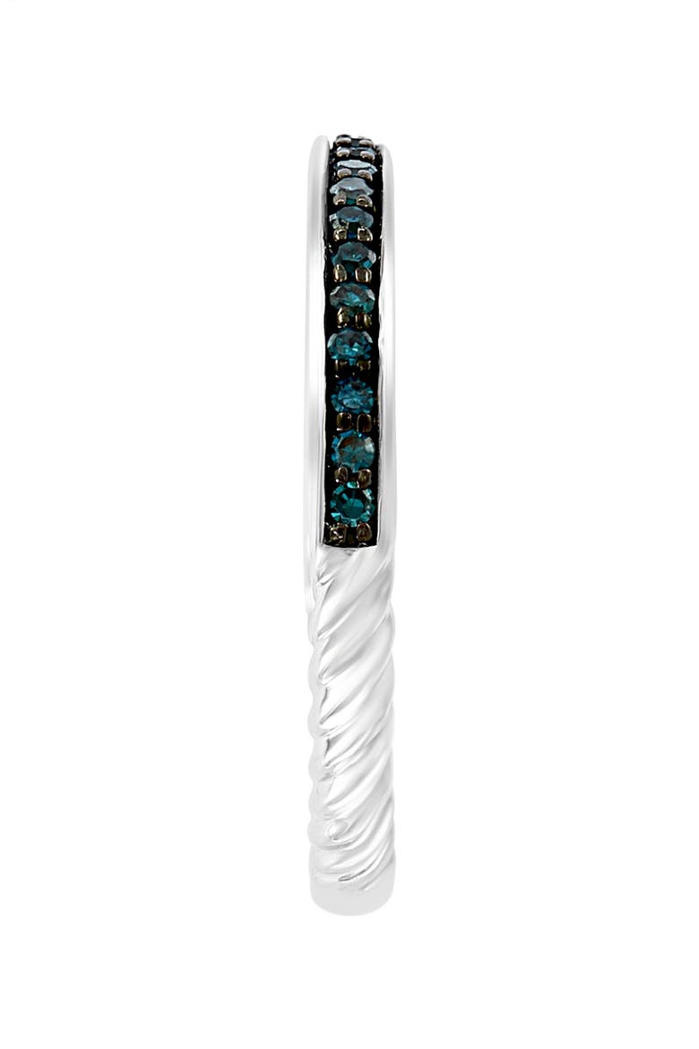 Blue Diamond Stacking Ring, Alternate, color, BLUE