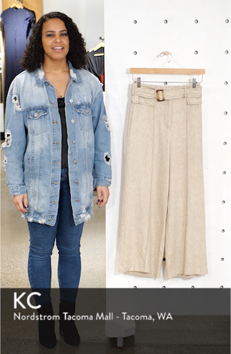 Chriselle Lim Toulouse Wide Leg Crop Trousers, sales video thumbnail