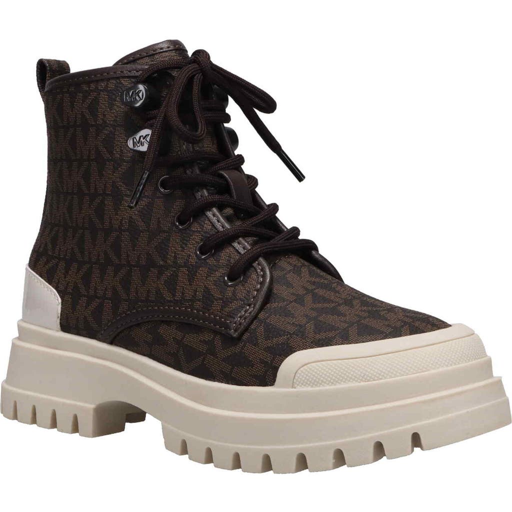 Michael Michael Kors Kids' Payton High Top Sneaker In Brown/vanilla