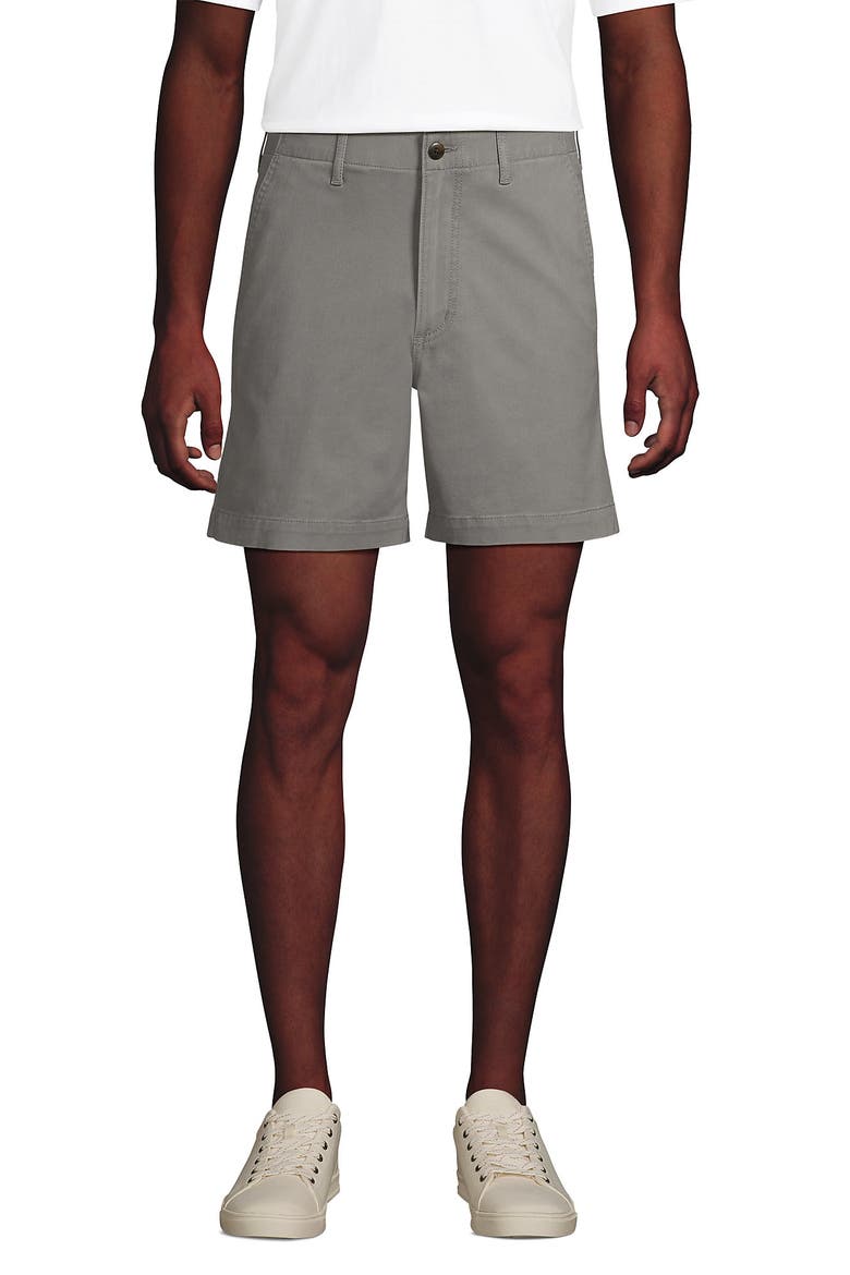 Knockabout 7" Comfort Waist Classic Fit Chino Short, Main, color, Wet Cement