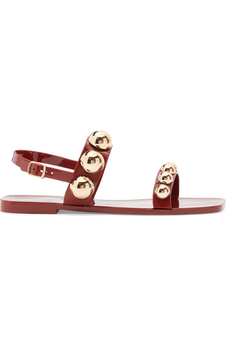 Jeffrey Campbell Gum-Drop Jelly Sandal, Alternate, color, Rust Gold