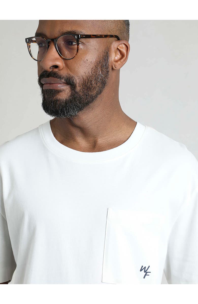 Weird Fish Keaton Super Soft Pocket T-Shirt, Alternate, color, Light Cream