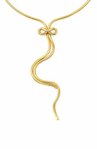 Bow Lariat Necklace