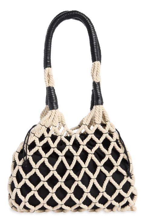Netted Rope Tote Bag