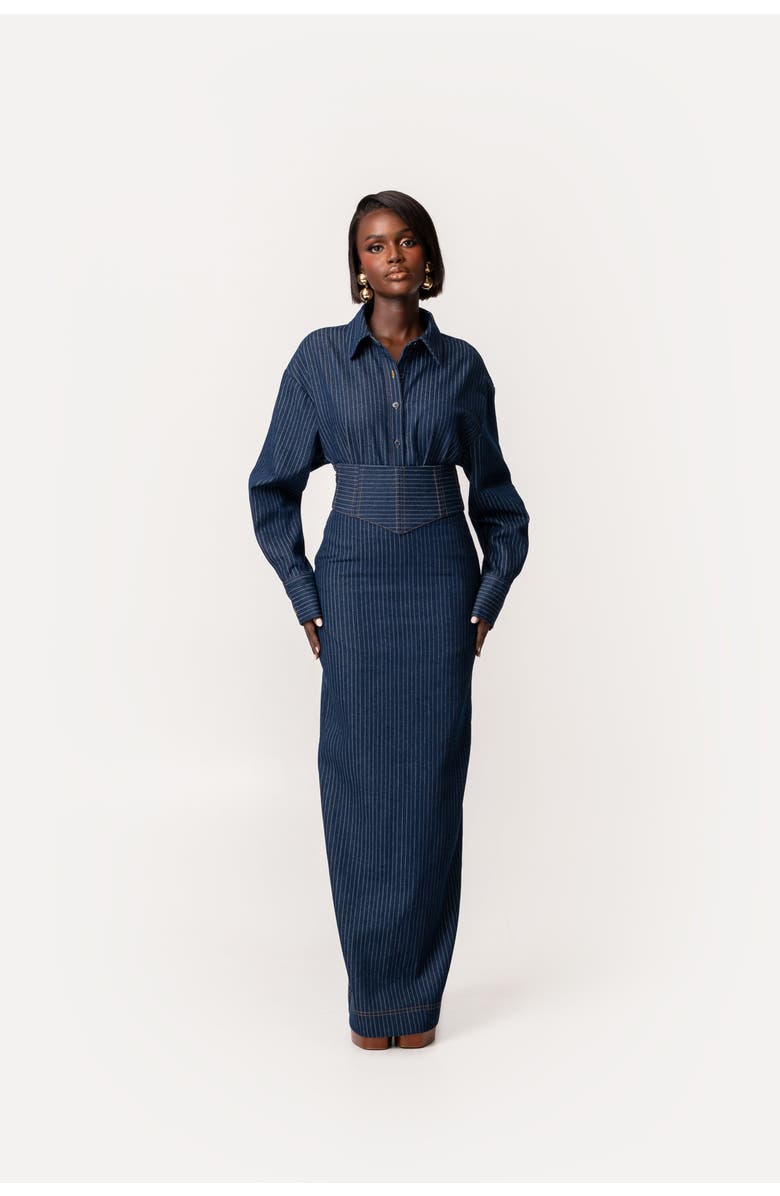 OFUURE Ona Maxi Skirt, Alternate, color, Denim