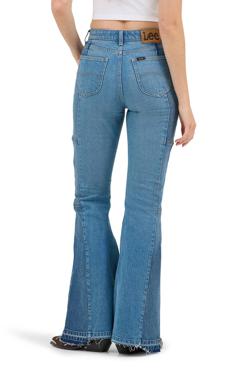 High Waist Flare Leg Jeans, Alternate, color, BIG ENERGY