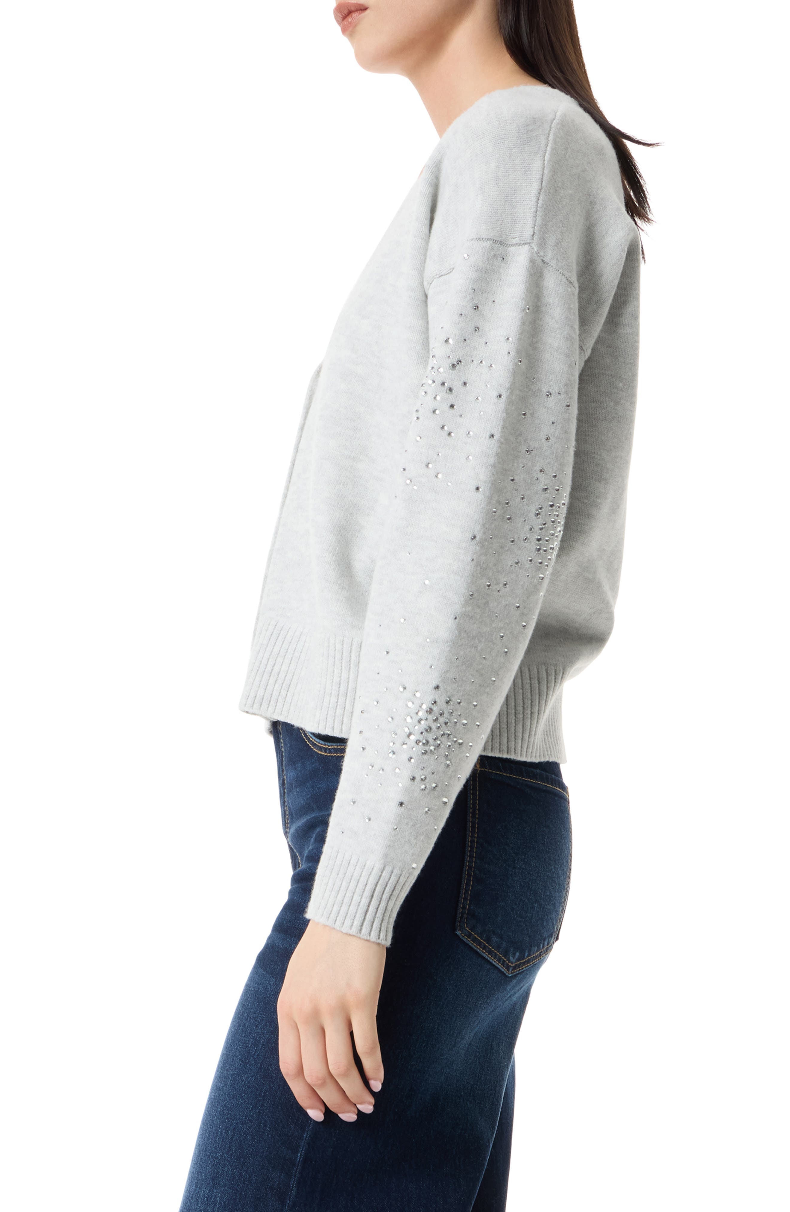 Robert Rodriguez Clio Crystal Embellished Crop Cardigan (Women ...