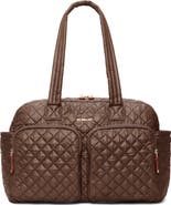 MZ Wallace Nik Quilted Nylon Duffle Bag