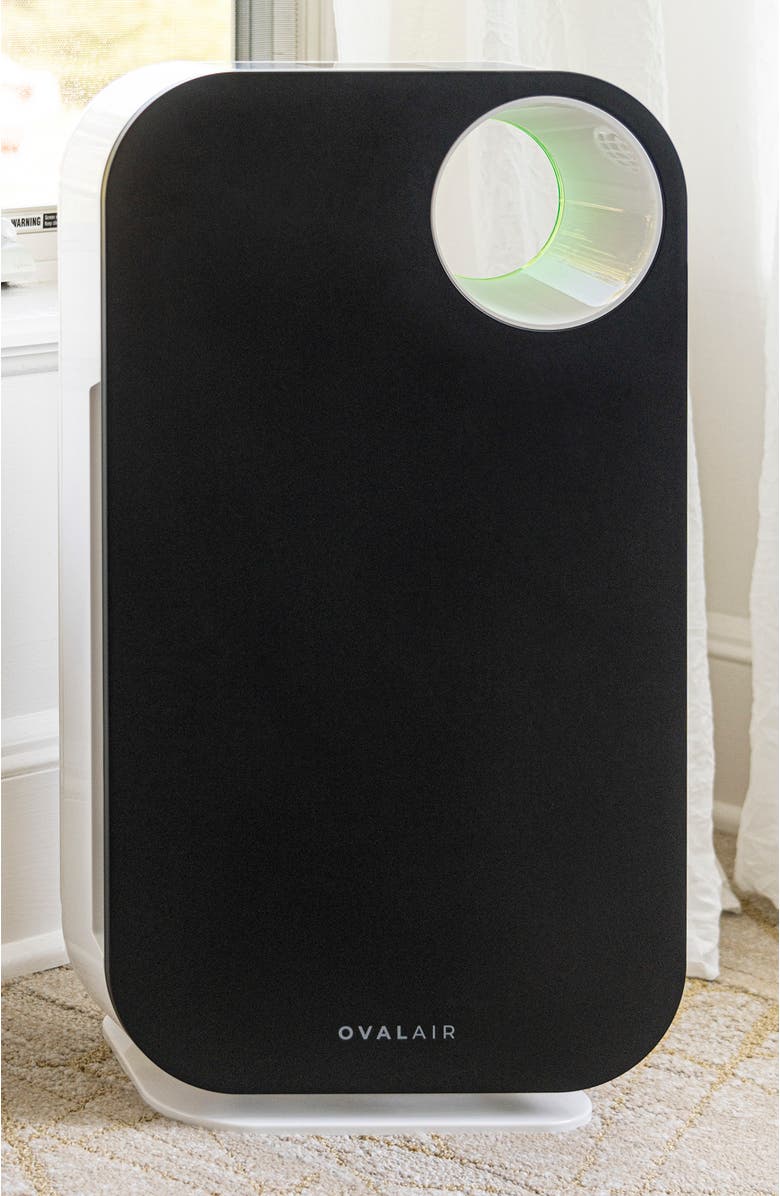 Oval Air Custom Air Purifier Face Cover, Alternate, color, Deco Jet Black