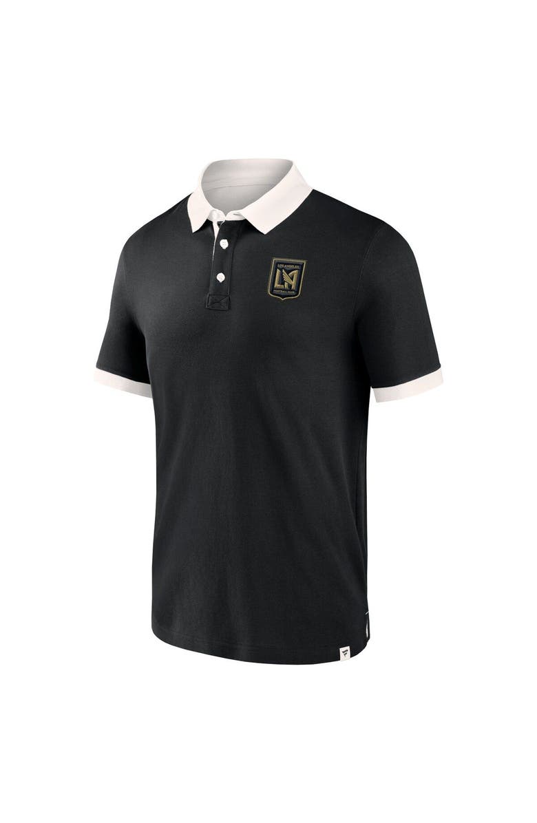 FANATICS Men's Fanatics Branded Black LAFC Second Period Polo Shirt, Alternate, color, 