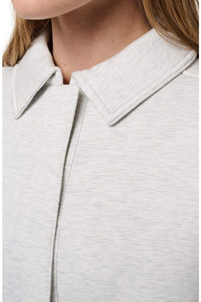 Cloudscape Button-Up Jacket, Alternate, color, HEATHER LIGHT GREY