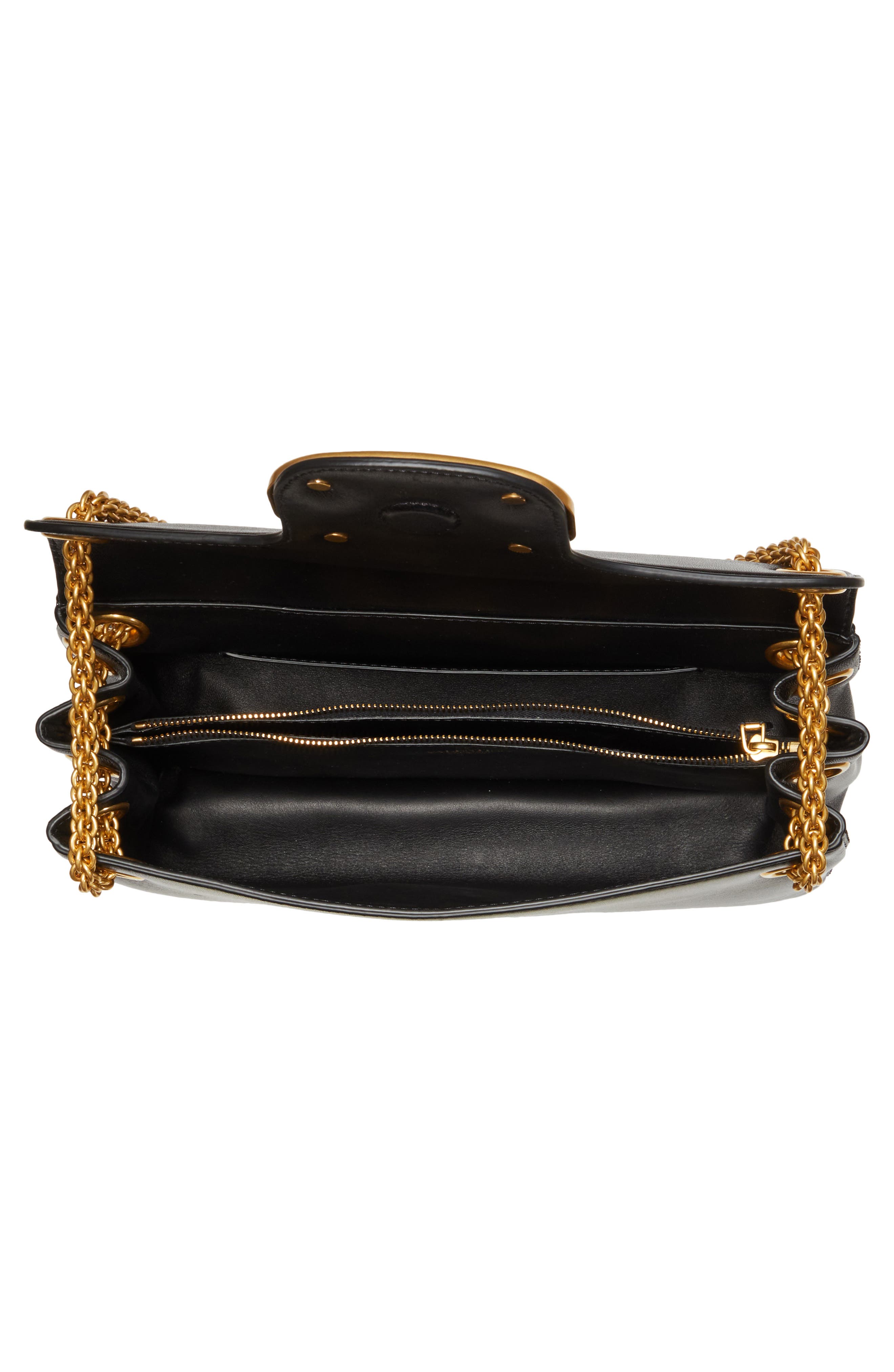 Valentino Garavani Valentino Stud Sign VLOGO Leather Shoulder Bag, Alternate, color, 