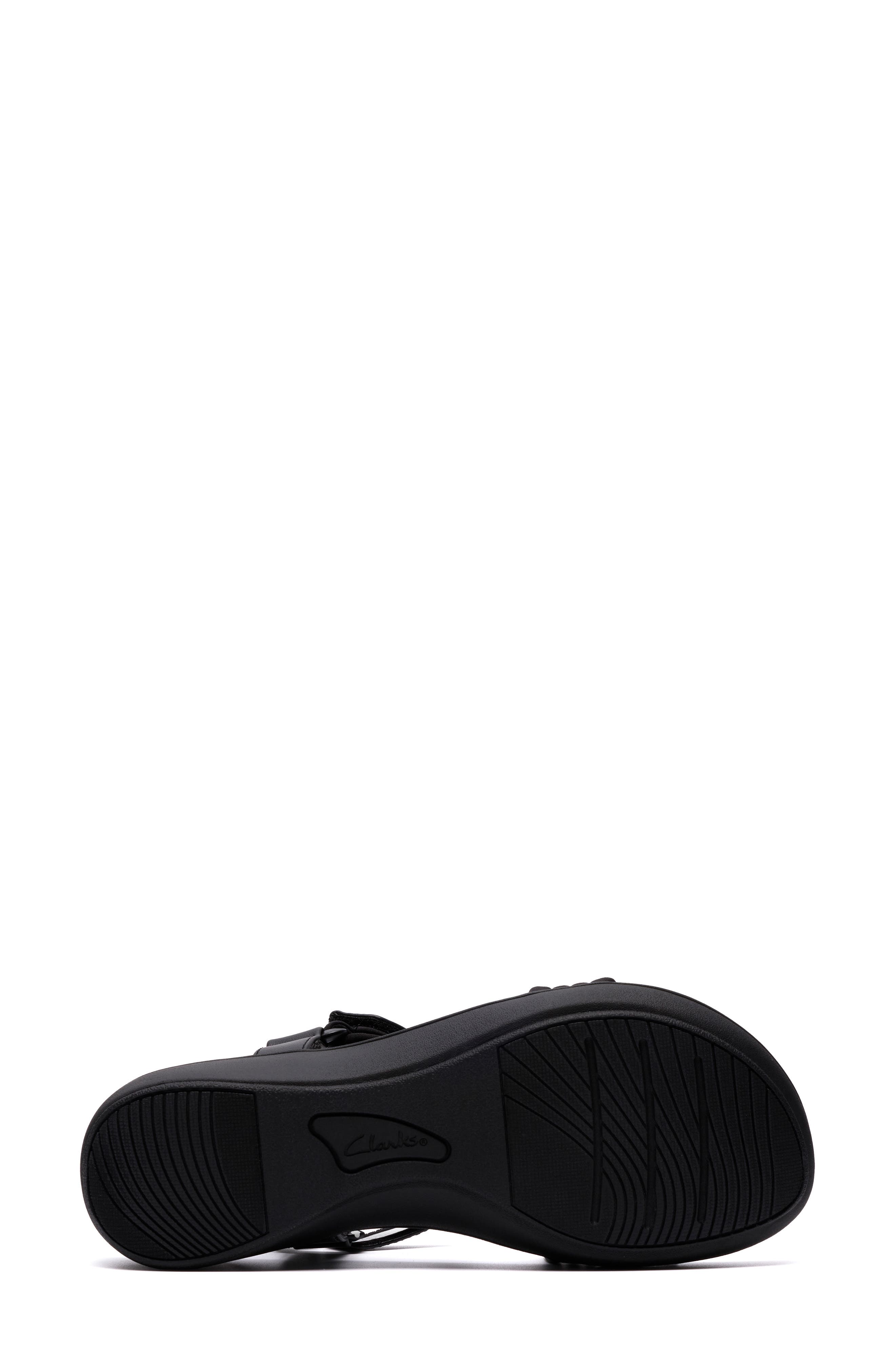 Clarks<sup>®</sup> Breeze Rae Sun Sandal, Alternate, color, Black
