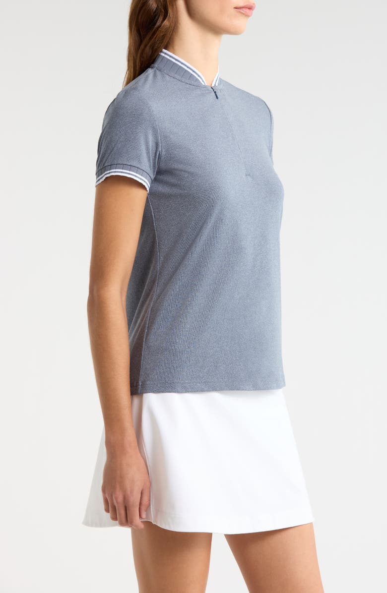 Swannies Tara Half Zip Top, Alternate, color, Navy-Heather