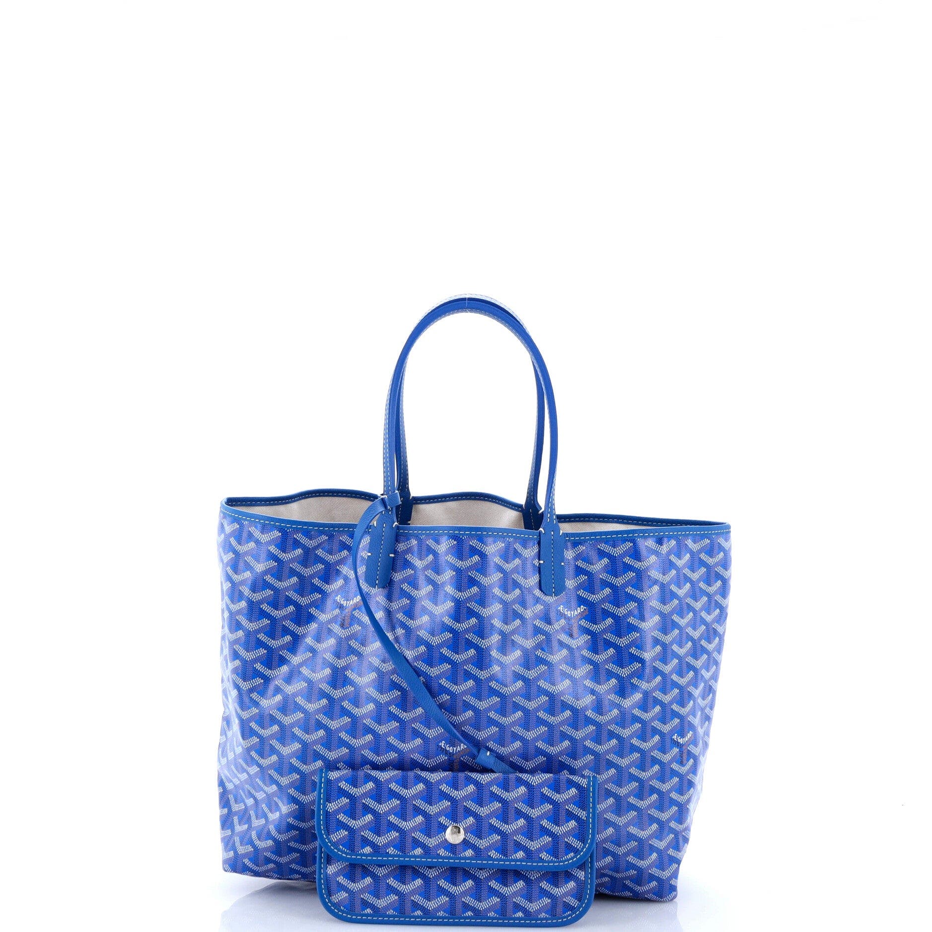 Saint Louis Tote Coated Canvas PM, Alternate, color, Blue