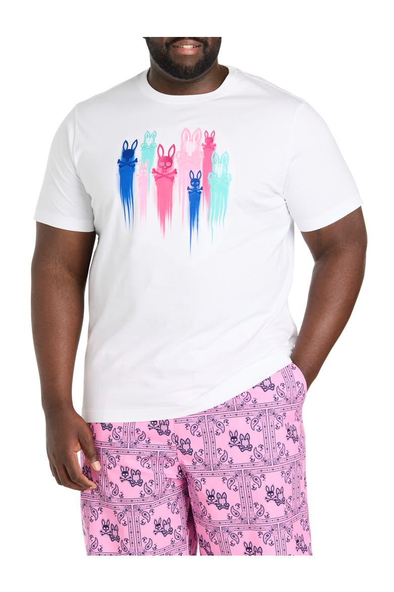 Big & Tall Cosma Graphic Tee, Main, color, WHITE
