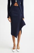 Stella McCartney Cotton Ribbed Sweater Skirt